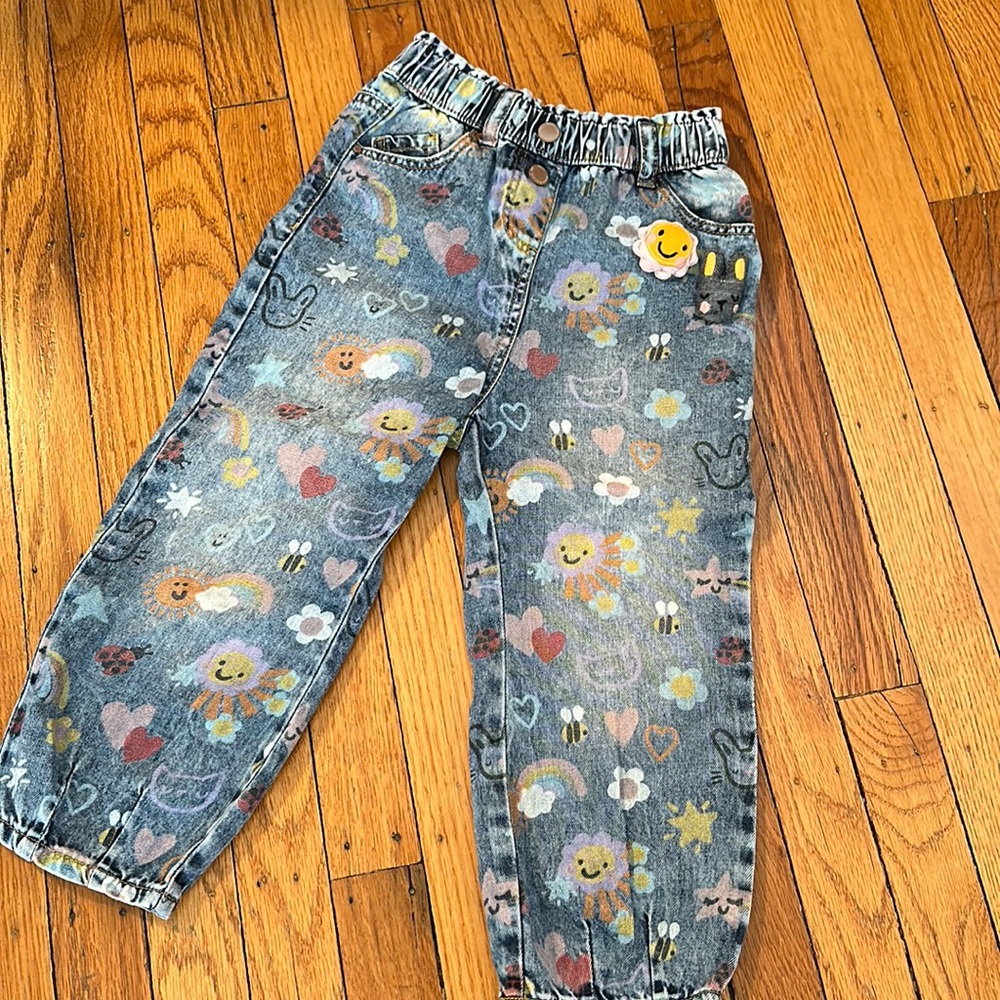 Super cute toddler girl jeans